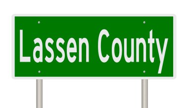 İşaretli yeşil 3D otoyol