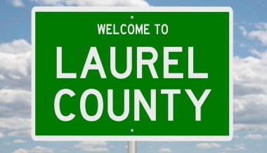 İşaretli yeşil 3D otoyol