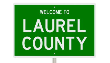 İşaretli yeşil 3D otoyol