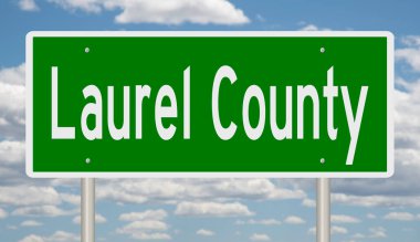 İşaretli yeşil 3D otoyol