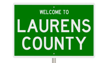 İşaretli yeşil 3D otoyol