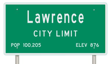 İşaretli yeşil 3D otoyol