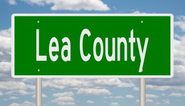 İşaretli yeşil 3D otoyol