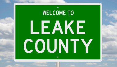 İşaretli yeşil 3D otoyol