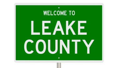 İşaretli yeşil 3D otoyol