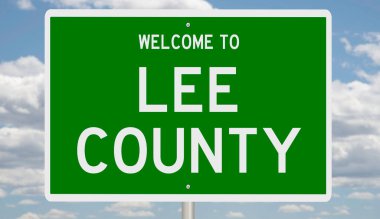 İşaretli yeşil 3D otoyol