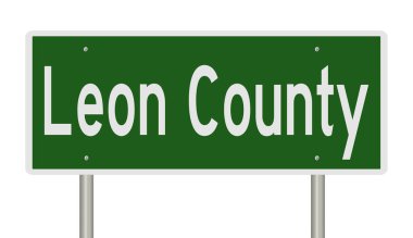 İşaretli yeşil 3D otoyol