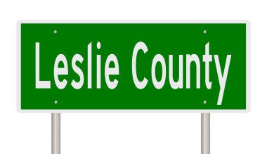 İşaretli yeşil 3D otoyol