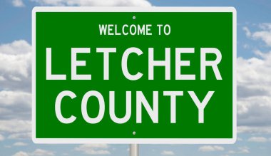 İşaretli yeşil 3D otoyol