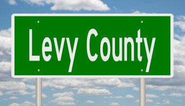 İşaretli yeşil 3D otoyol