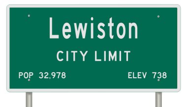 İşaretli yeşil 3D otoyol