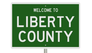 İşaretli yeşil 3D otoyol