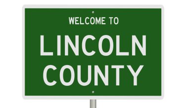 İşaretli yeşil 3D otoyol