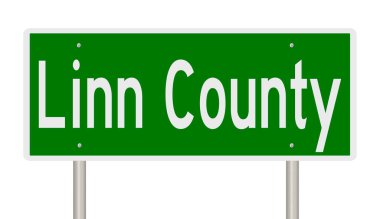 İşaretli yeşil 3D otoyol