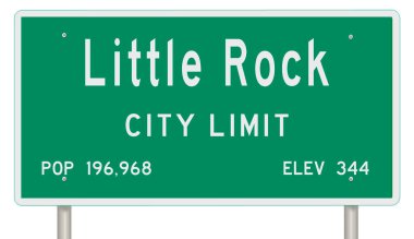 İşaretli yeşil 3D otoyol