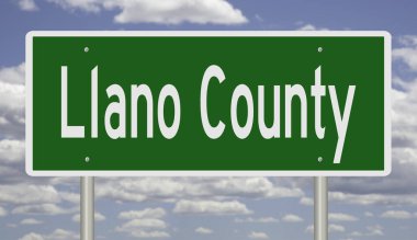 İşaretli yeşil 3D otoyol