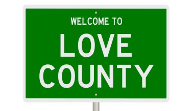 İşaretli yeşil 3D otoyol