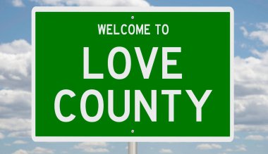 İşaretli yeşil 3D otoyol