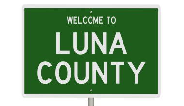 İşaretli yeşil 3D otoyol