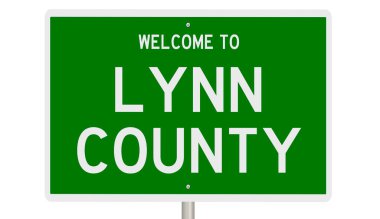 İşaretli yeşil 3D otoyol