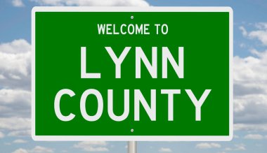 İşaretli yeşil 3D otoyol