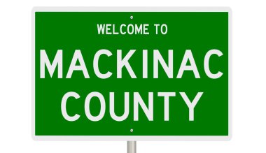 İşaretli yeşil 3D otoyol