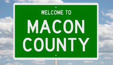 İşaretli yeşil 3D otoyol