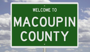 İşaretli yeşil 3D otoyol