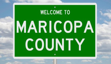 İşaretli yeşil 3D otoyol