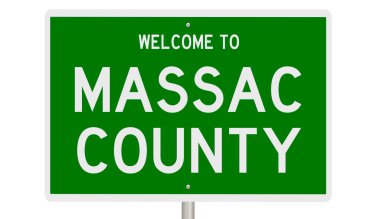 İşaretli yeşil 3D otoyol