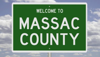 İşaretli yeşil 3D otoyol