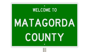 İşaretli yeşil 3D otoyol