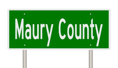 İşaretli yeşil 3D otoyol