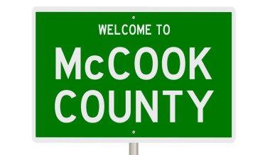 İşaretli yeşil 3D otoyol