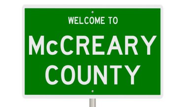 İşaretli yeşil 3D otoyol