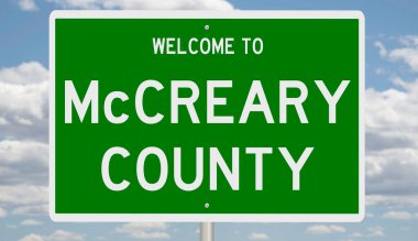 İşaretli yeşil 3D otoyol