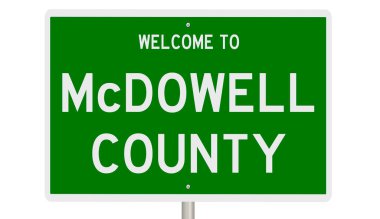 İşaretli yeşil 3D otoyol