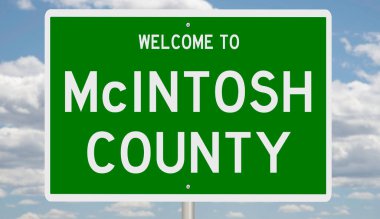 İşaretli yeşil 3D otoyol