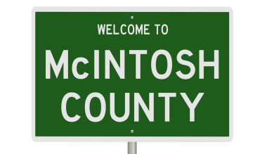 İşaretli yeşil 3D otoyol