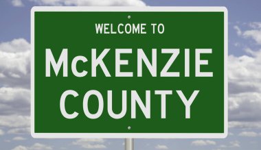 İşaretli yeşil 3D otoyol