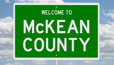 İşaretli yeşil 3D otoyol