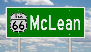 İşaretli yeşil 3D otoyol