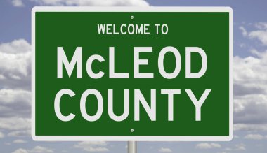 İşaretli yeşil 3D otoyol