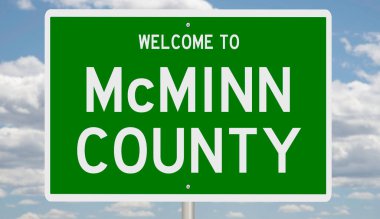 İşaretli yeşil 3D otoyol