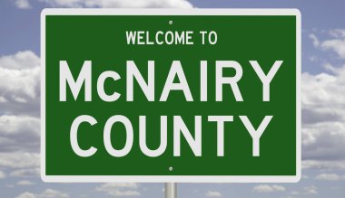 İşaretli yeşil 3D otoyol