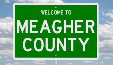 İşaretli yeşil 3D otoyol