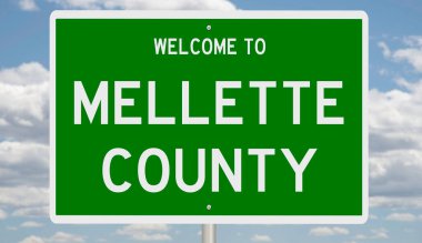 İşaretli yeşil 3D otoyol