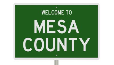 İşaretli yeşil 3D otoyol