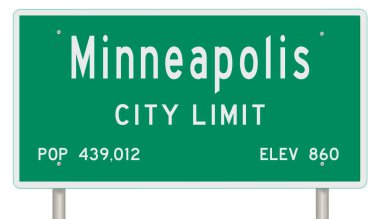 İşaretli yeşil 3D otoyol