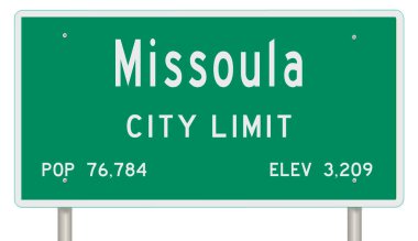 İşaretli yeşil 3D otoyol